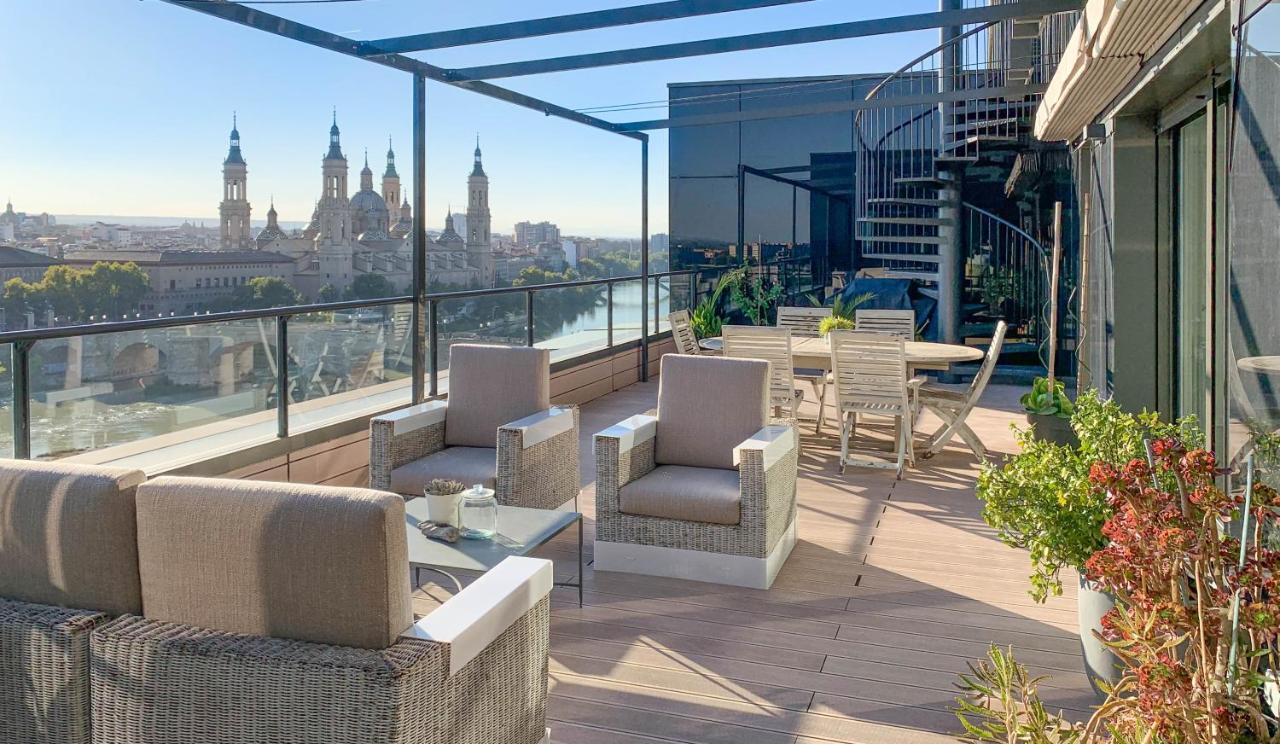 Atico Mejores Vistas Al Pilar Jacuzzi Y Garaje Сарагоса Экстерьер фото